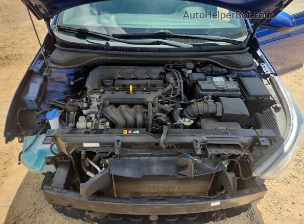 3KPC24A67LE111884 2020 HYUNDAI ACCENT Blue Widok wnętrza z tyłu
