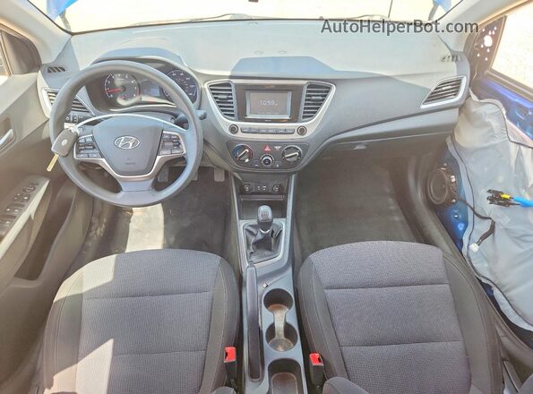 3KPC24A67LE111884 2020 HYUNDAI ACCENT Blue Widok deski rozdzielczej
