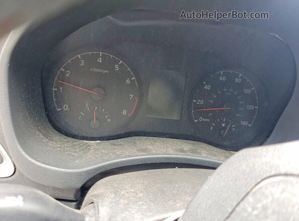 3KPC24A67LE114994 2020 HYUNDAI ACCENT Серебряный Вид щитка приборов