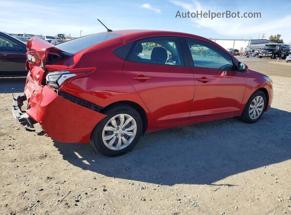 3KPC24A67ME140397 2021 HYUNDAI ACCENT Red უკანა მარჯვენა