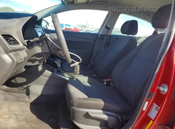 3KPC24A67ME140397 2021 HYUNDAI ACCENT Red წინა სალონის ხედი