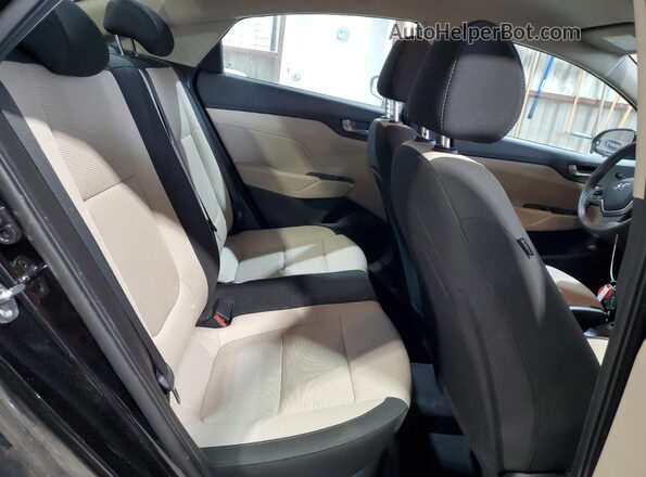 3KPC24A67NE157816 2022 HYUNDAI ACCENT Black Vista de los asientos traseros