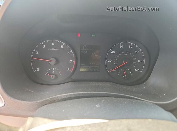 3KPC24A67NE158268 2022 HYUNDAI ACCENT Черный Вид щитка приборов