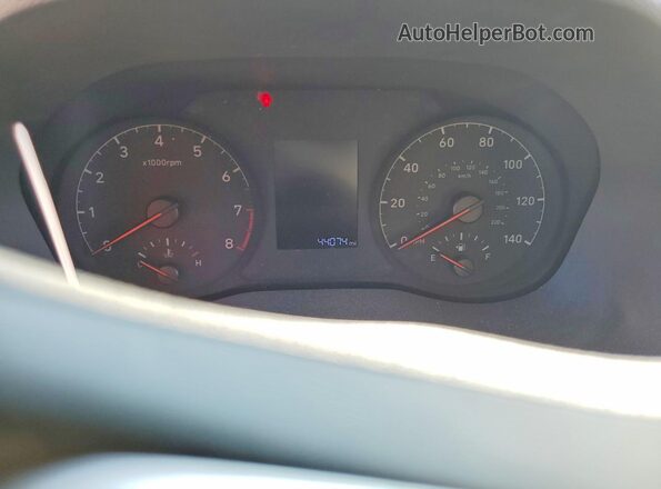 3KPC24A67NE160750 2022 HYUNDAI ACCENT Black Vista del cuadro de instrumentos