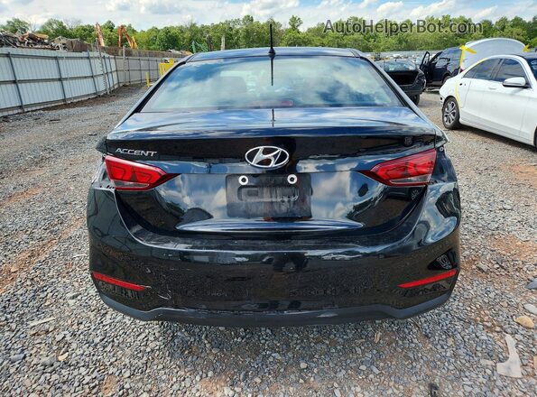 3KPC24A67NE168119 2022 HYUNDAI ACCENT Black Հետևի տեսք