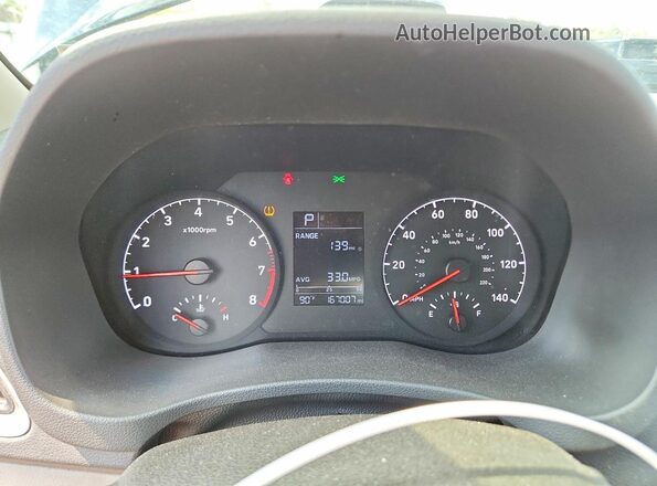 3KPC24A67NE168119 2022 HYUNDAI ACCENT Black Սարքավորումների վահանակի տեսք