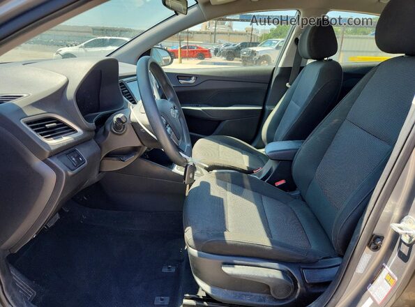 3KPC24A67NE178875 2022 HYUNDAI ACCENT Gray Սալոնի դիմացի տեսք