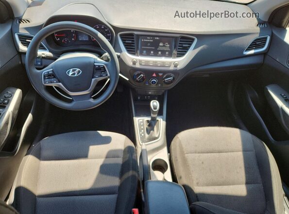 3KPC24A67NE178875 2022 HYUNDAI ACCENT Gray Առջևի վահանակի տեսք