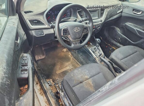 3KPC24A67NE183400 2022 HYUNDAI ACCENT White Առջևի վահանակի տեսք