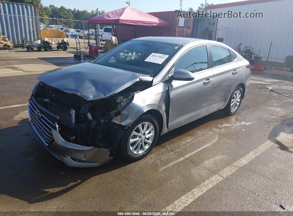 3KPC24A67NE189908 2022 HYUNDAI ACCENT Gray Vista tres cuartos delantera izquierda