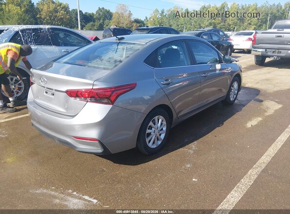 3KPC24A67NE189908 2022 HYUNDAI ACCENT Gray Trasero derecho