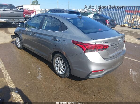 3KPC24A67NE189908 2022 HYUNDAI ACCENT Gray Trasero izquierdo