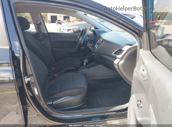 3KPC24A68LE108394 2020 HYUNDAI ACCENT Black წინა სალონის ხედი