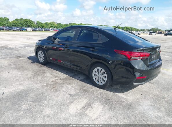 3KPC24A68LE108394 2020 HYUNDAI ACCENT Black უკანა მარცხენა