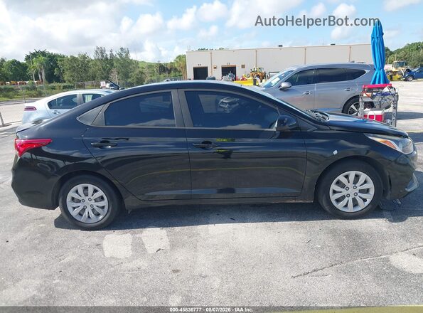 3KPC24A68LE108394 2020 HYUNDAI ACCENT Black უკანა სალონის ხედი