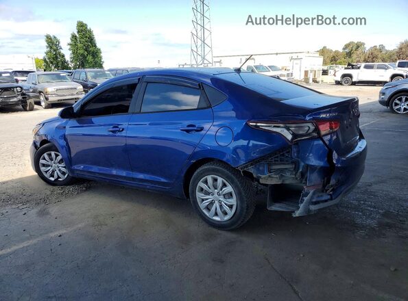 3KPC24A68LE112526 2020 HYUNDAI ACCENT Blue Trasero izquierdo