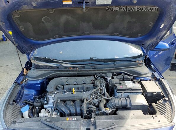 3KPC24A68LE112526 2020 HYUNDAI ACCENT Blue Vista interior trasera