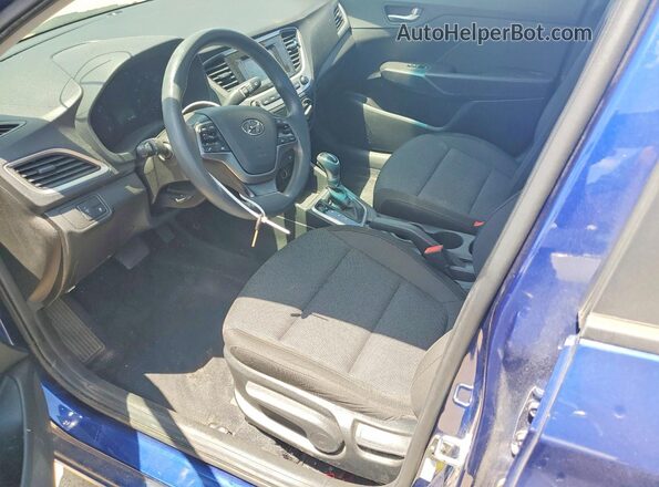 3KPC24A68LE121579 2020 HYUNDAI ACCENT Blue Widok wnętrza z przodu