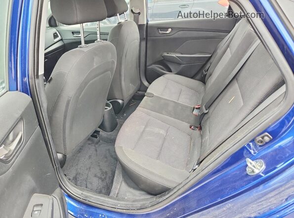 3KPC24A68LE121579 2020 HYUNDAI ACCENT Blue Widok tylnych siedzeń