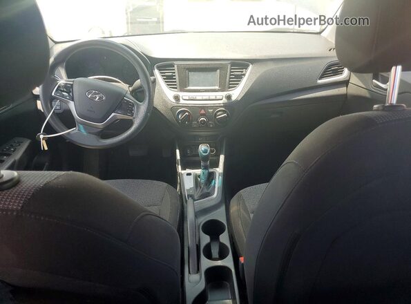 3KPC24A68LE121579 2020 HYUNDAI ACCENT Blue Widok deski rozdzielczej