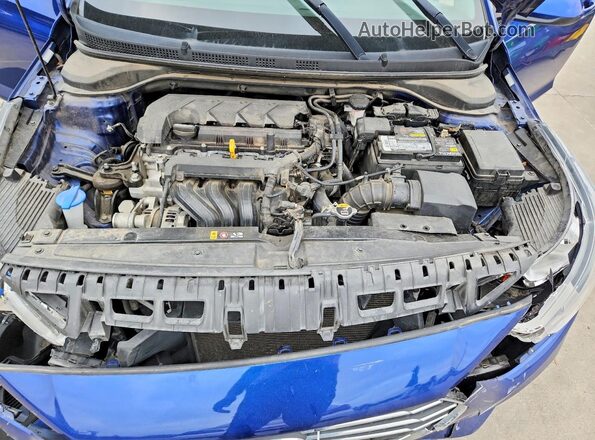 3KPC24A68LE121579 2020 HYUNDAI ACCENT Blue Widok wnętrza z tyłu