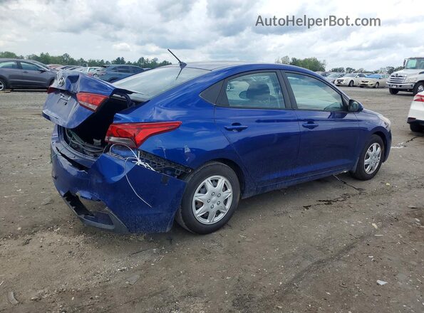 3KPC24A68ME128775 2021 HYUNDAI ACCENT Blue Trasero derecho