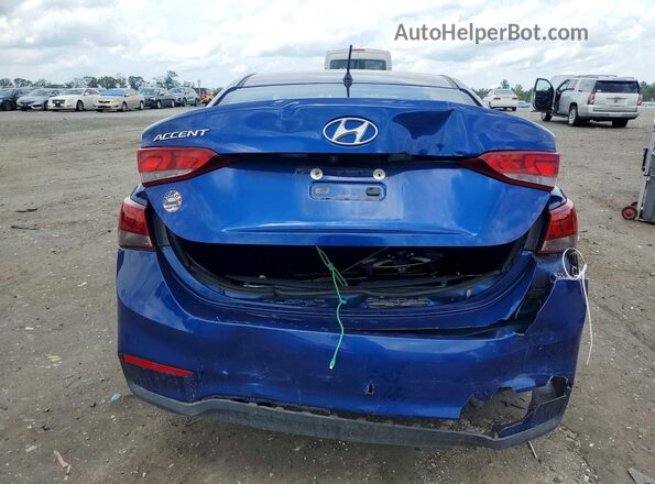 3KPC24A68ME128775 2021 HYUNDAI ACCENT Blue Vista trasera