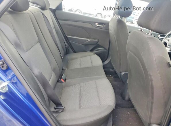 3KPC24A68ME128775 2021 HYUNDAI ACCENT Blue Vista de los asientos traseros