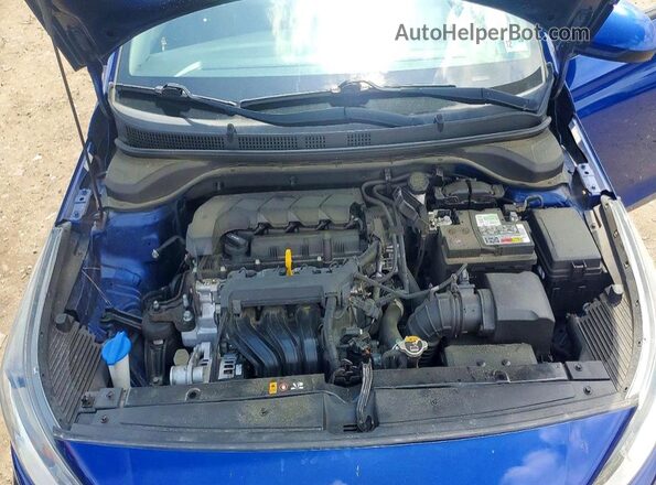 3KPC24A68ME128775 2021 HYUNDAI ACCENT Blue Vista interior trasera