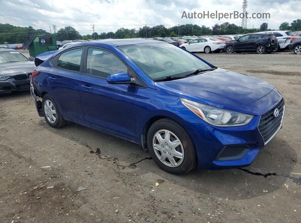 3KPC24A68ME128775 2021 HYUNDAI ACCENT Blue Delantero derecho