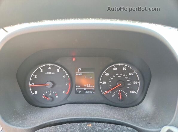 3KPC24A68ME137573 2021 HYUNDAI ACCENT Black Instrument cluster view