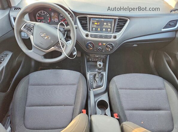 3KPC24A68ME137573 2021 HYUNDAI ACCENT Black Dashboard view