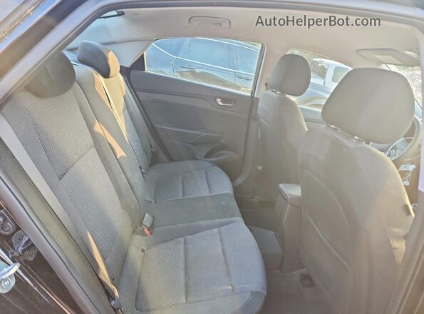 3KPC24A68ME137573 2021 HYUNDAI ACCENT Black Rear seats view
