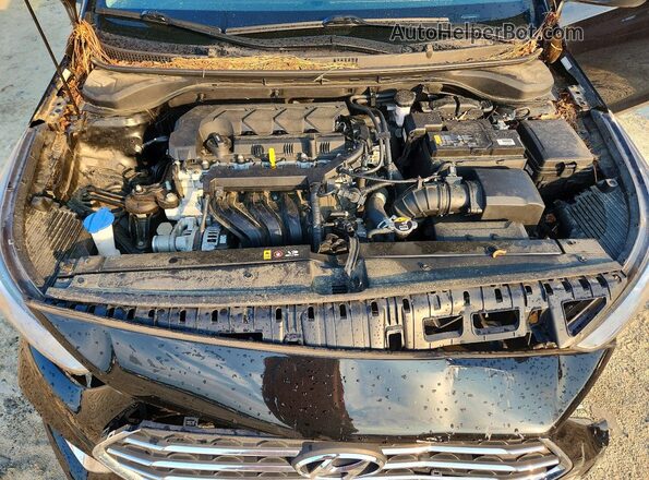 3KPC24A68ME137573 2021 HYUNDAI ACCENT Black Rear interior view