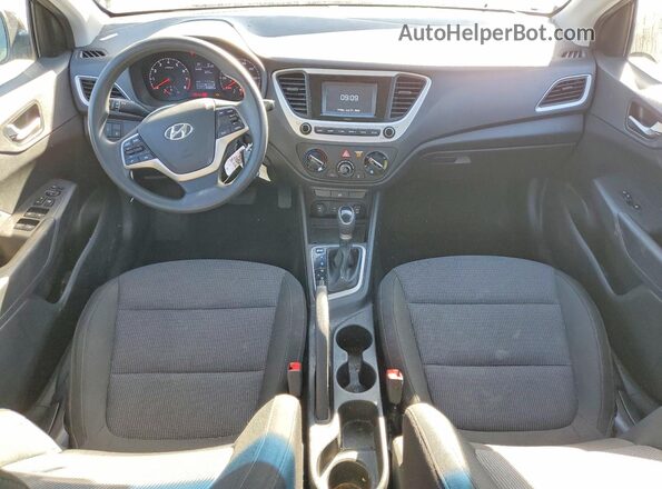 3KPC24A68ME148685 2021 HYUNDAI ACCENT Black წინა პანელის ხედი