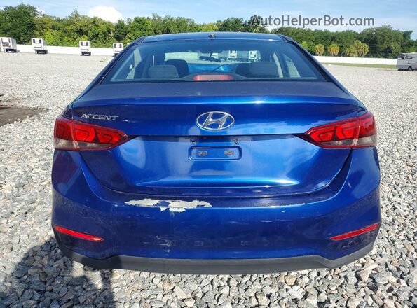 3KPC24A68ME149271 2021 HYUNDAI ACCENT Blue Vista trasera