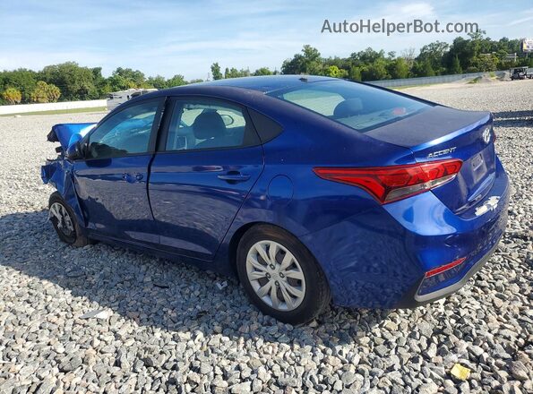 3KPC24A68ME149271 2021 HYUNDAI ACCENT Blue Trasero izquierdo