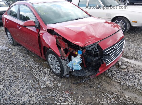 3KPC24A68NE166704 2022 HYUNDAI ACCENT Red Widok z przodu