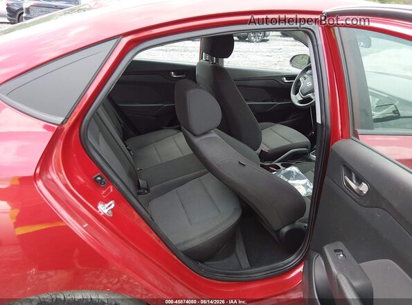 3KPC24A68NE166704 2022 HYUNDAI ACCENT Red Widok naklejki z numerem VIN