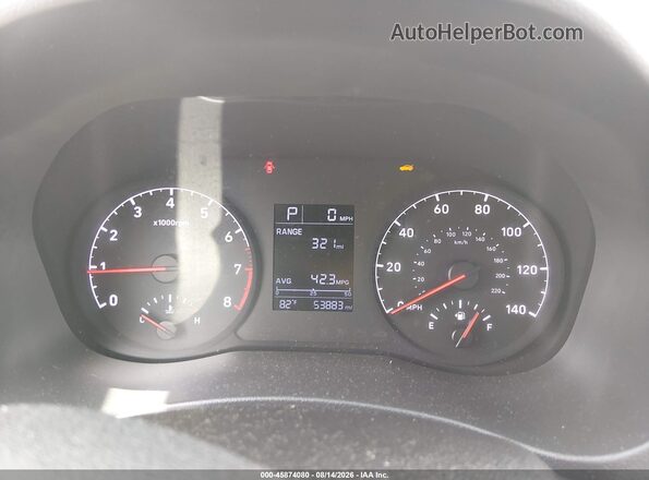 3KPC24A68NE166704 2022 HYUNDAI ACCENT Red Widok tylnych siedzeń