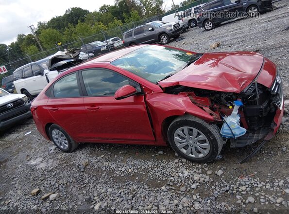 3KPC24A68NE166704 2022 HYUNDAI ACCENT Red Widok wnętrza 360 stopni