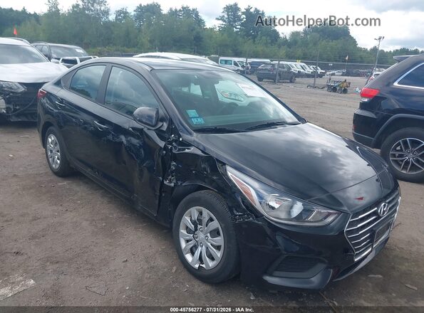 3KPC24A68NE182966 2022 HYUNDAI ACCENT Black Вид спереду