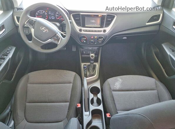 3KPC24A68NE185009 2022 HYUNDAI ACCENT Серебряный Вид панели приборов