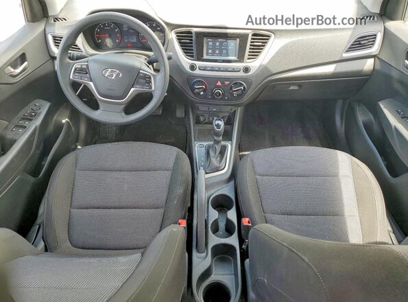 3KPC24A68NE186452 2022 HYUNDAI ACCENT Белый Вид панели приборов