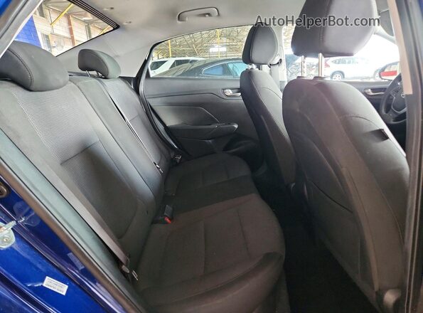 3KPC24A69LE090939 2020 HYUNDAI ACCENT Blue Vista de los asientos traseros