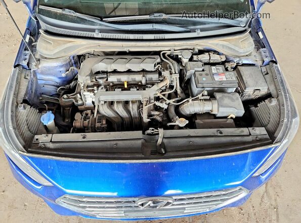 3KPC24A69LE090939 2020 HYUNDAI ACCENT Blue Vista interior trasera