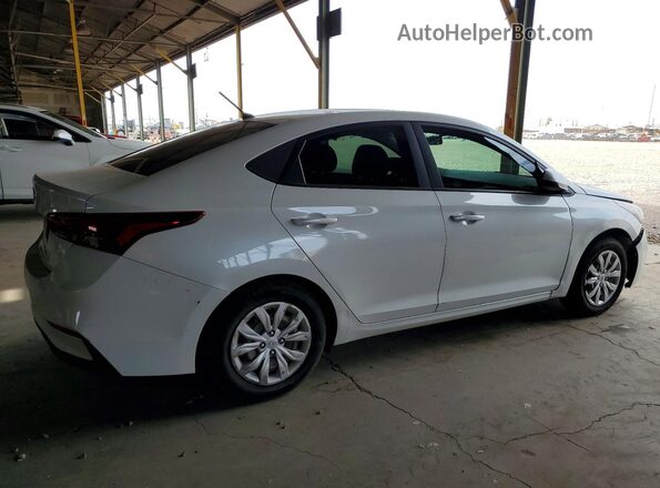3KPC24A69LE092187 2020 HYUNDAI ACCENT White უკანა მარჯვენა