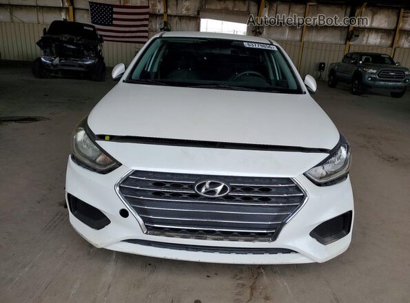 3KPC24A69LE092187 2020 HYUNDAI ACCENT White წინა ხედი