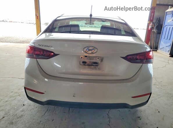3KPC24A69LE092187 2020 HYUNDAI ACCENT White უკანა ხედი