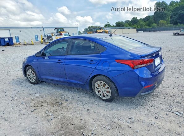 3KPC24A69LE118514 2020 HYUNDAI ACCENT Blue Trasero izquierdo